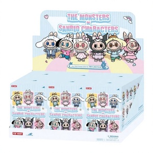 POPMART <span class=keywords><strong>the</strong></span> MONSTERS <span class=keywords><strong>labubu</strong></span> กล่องสุ่มตุ๊กตา <span class=keywords><strong>labubu</strong></span> ซีรีส์ Hell0Kitty and Friends ตุ๊กตาไวนิล <span class=keywords><strong>labubu</strong></span> แบบกล่องสุ่ม - Product Image 1