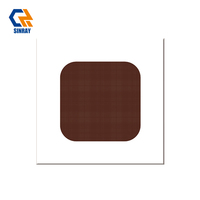 Carreaux de porcelaine imitation métal mat Sinray - Antidérapants, résistants à l'usure, bordures en briques réfractaires pour villa, chambre et salon