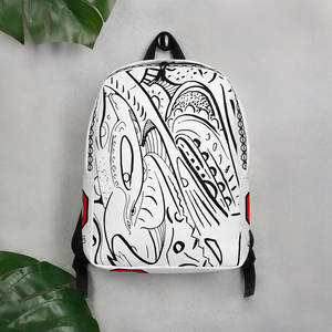 Cómics IW # Mochila Minimalista 45 para Niñas, Forro de Nailon Impermeable, Cierre de Cremallera, con Diseño de Dibujos Animados - Product Image 4