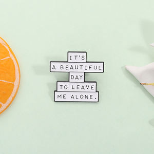 มันเป็นวันที่ยอดเยี่ยมที่จะไม่สนใจหมุดเคลือบทุกคนคำพูดตลกประชดประชันเข็มกลัดป้ายปกเสื้อของขวัญเครื่องประดับขายส่งจำนวนมาก - Product Image 2