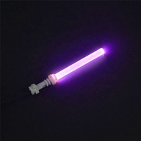 Sabre laser LED alimenté par USB, sabre lumineux, figurines de guerres spatiales, ensembles de blocs de construction d'anime, épées, armes et pistolets militaires