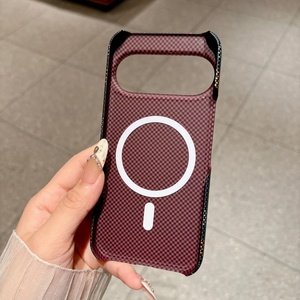 Luxury Carbon Fiber Texture Magnetic Mobile Phone <b>Cases</b> For Google Pixel 11 Pro 10 9 8 Pro <b>Wireless</b> <b>Charging</b> Protective Cover - Product Image 6