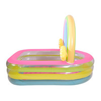 Nouvel arrivage Arche gonflable à thème de fleurs à 3 couches Fête des filles Taille personnalisable Piscine extérieure rectangulaire Logo en PVC