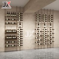 Étagères sur mesure, vitrines, clubs haut de gamme, bar, cave à vin rouge, vignobles, caves à vin, crémaillères à vin, design de magasin 3D