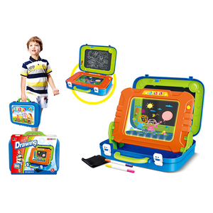 Graffiti Schrijfbord <span class=keywords><strong>2</strong></span> In 1 Tekentafel Speelgoed Kinderen Tekentafel Kinderen Kleurrijke Puzzel Magnetische Plastic Tekentafel - Product Image 5