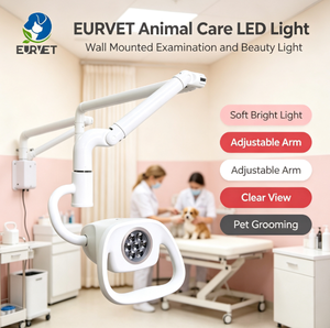 Lampe d'examen vétérinaire murale à LED EUR VET, multifonctionnelle, idéale pour les cliniques vétérinaires et les instituts de beauté - Product Image 1