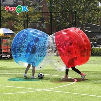 Ballon de Football géant transparent, gonflable, en verre, pour hommes et femmes