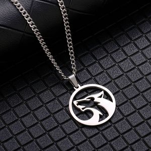 Jingxiang Tête de <span class=keywords><strong>loup</strong></span> évidée ronde en acier inoxydable de style hip-hop <span class=keywords><strong>européen</strong></span> et américain pour hommes, tête de cheval éléphant - Product Image 2