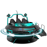 Simulateur UFO 9D VR, machine de jeu d'arcade, simulateur de réalité virtuelle à 5 sièges, parc VR, chaise de réalité virtuelle