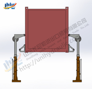 Raccordi per gambe di espansione del cilindro idraulico dell'unità di carico del contenitore prefabbricato da 20 piedi 40 piedi - Product Image 1