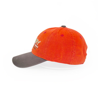 Gorras de béisbol con logotipo bordado personalizado Gorras de algodón ajustables de alta calidad Gorra de béisbol de algodón 100% curvada de 6 paneles