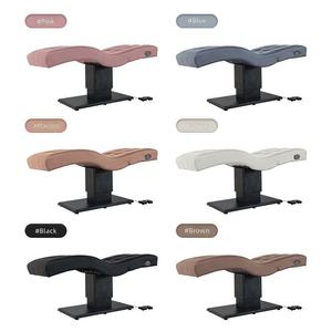 Lit de beauté électrique incurvé pour cils, lit facial de luxe avec mousse à mémoire de forme pour esthéticienne, mobilier de salon de cils - Vente chaude - Product Image 5