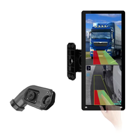 Moniteur d'écran 12,3 pouces 1080P AHD étanche pour système DVR de bus et camion avec détection d'angle mort par IA BSD et caméra de recul