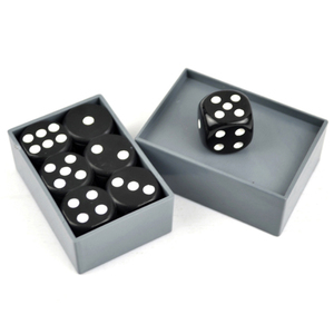 Jeu de dés de magie noire pour performance de close-up, accessoires de scène en plastique, jouet de magie pour festival, fête, événement scolaire - Product Image 1