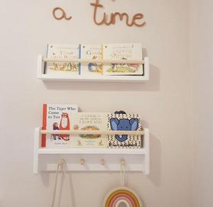 Junji rắn gỗ thông mộc mạc nổi Kệ Sách Khai hoang gỗ kệ gỗ cho phòng khách hoặc nhà bếp - Product Image 4