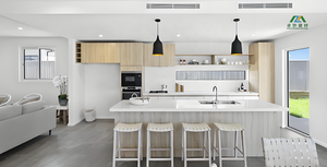 Villa moderne préfabriquée avec garage, conforme aux normes australiennes, maison modulaire préfabriquée, maisonnette préfabriquée, structure en acier - Product Image 4