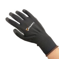 Guantes de Trabajo Yokii de Poliéster Calibre 13 Ultrafinos con Recubrimiento de PU, Excelente Agarre, Guantes de Seguridad para Jardinería, Almacén y Trabajo Ligero para Hombre