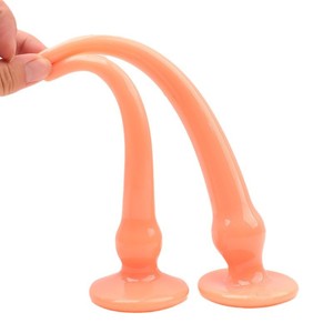 Pig Tail Suction Cup Anal Plug Small And Large Size <b>TPE</b> Material For Adult Stimulation - Product Image 5