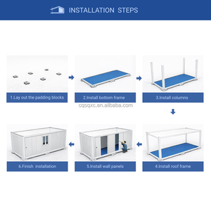 SQXC Casa Container Prefabbricata Smontabile 20ft 40ft per Uso Residenziale e Ufficio/Officina, Design Moderno, Garanzia 5 Anni, Pronta per la Spedizione - Product Image 5