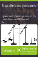 Support de microphone professionnel en acier robuste, réglable verticalement, adaptateur de microphone, support de microphone