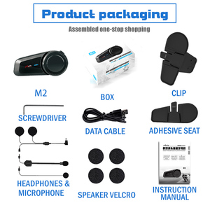 Auriculares Intercomunicadores <span class=keywords><strong>MAXTO</strong></span> <span class=keywords><strong>M2</strong></span> - Material de Silicona, 1 Año de Garantía, Puede Conectar Dos Teléfonos Simultáneamente y Cambiar de Llamada, Escuchar Música - Product Image 6