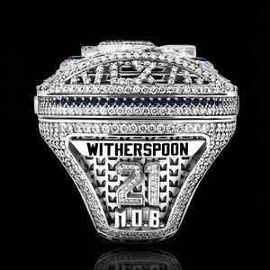 Anello Campione Sea Eagle 2025-2026 in Lega, Anello Semplice alla Moda Europeo e Americano con Ali Apribili - Product Image 5