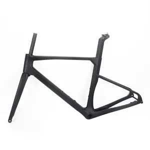 OEM Frameset sepeda T800, rangka sepeda 700C Karbon jalan bersepeda