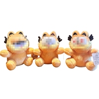 Boneka Garfield Kucing Lucu 8 Inch 20cm Grosir Mainan Anak Lembut Karakter Kartun Boneka Plush untuk Mesin Cakar