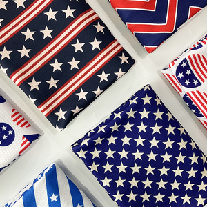 Personalizado Digital Impreso 4 de Julio Corazón Marina <span class=keywords><strong>Bandera</strong></span> Nacional 95% Poliéster 5% Spandex <span class=keywords><strong>Liverpool</strong></span> Bullet Tejido de punto elástico - Product Image 5