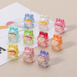 C & J Yanye 전기도금 그라디언트 미니 블라인드 백 신비한 상자 릴리스 DIY 보석 열쇠 고리 장식품 귀여운 수지 액세서리 - Product Image 3