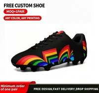 Chaussures de football personnalisées 2026, crampons de compétition FG AG pour hommes, femmes et enfants, avec impression OEM du nom, du numéro et du logo de l'équipe