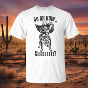 Camiseta vintage de vaquero con estampado de Chihuahua y perro estilo western para hombre, ¡disponible ahora! - Product Image 3