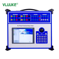 VLUUKE LND-1200 Probador de Relés Trifásicos con Inyección de Corriente Secundaria de 220V para Pruebas