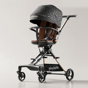 Playkids 2025 Classic Premium Wagon <span class=keywords><strong>Poussette</strong></span> bébé pour enfants <span class=keywords><strong>Poussette</strong></span> de <span class=keywords><strong>voyage</strong></span> <span class=keywords><strong>ultra</strong></span> compacte et légère - Product Image 1