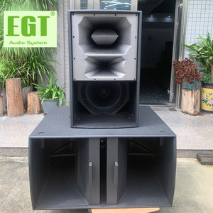 Altavoz Pasivo de 3 Vías para Exteriores de Medio y Largo Alcance Portátil PA Audio Bass EGT - Product Image 1