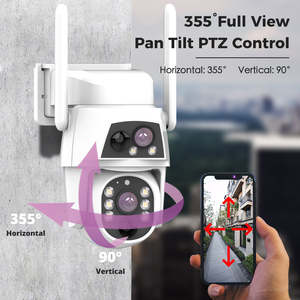 Fabrieks Directe 4mp Dubbele Lens Zonne-Energie 4G Tweeweg Audio Actieve Afschrikking Beweging Tracking Ptz Dome Camera - Product Image 2