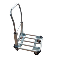 Chariot à plate-forme pliable industriel en plastique, capacité 150/300kg, chariot à main, robuste, livraison gratuite