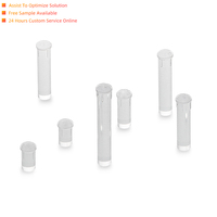 Guide de lumière tuyau plastique 2mm 3mm trou tête ronde LED tuyau de lumière Transparent PC matériel Guide de lumière