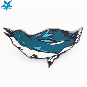 2018 Badge in metallo smaltato promozionale Bottoni personalizzati - Product Image 1