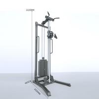 Machine de traction Lat de gymnastique complète, Fitness réglable, double poulie, Station, câble croisé, entraîneur