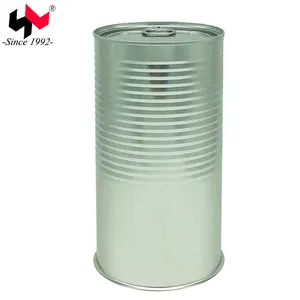 Customized Standard Empty Round Tin Can Size food grade Tin Cans For Nutrition Powder ketchup Packaging Empty Tin Cans