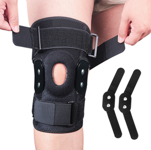 Ginocchiera ortopedica bionica aperta rotula pastiglie in Gel rotula regolabile in Neoprene supporto <span class=keywords><strong>per</strong></span> stabilizzatore del ginocchio incernierato <span class=keywords><strong>per</strong></span> osteoartrite - Product Image 1