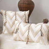 Inner mor Simple Tufted Kissen bezug New Wave Braid Loop Samt Kissen bezug American Country Style Sofa Taillen kissen für zu Hause
