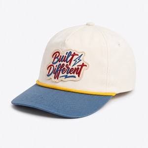 Casquette de camping 6 panneaux en sergé de coton avec logo personnalisé T&L, visière incurvée, unisexe, réglable, pour le sport, vente en gros - Product Image 1