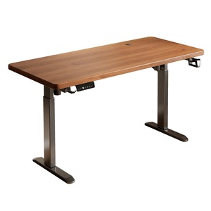 Electric Lifting <b>Table</b> Single/Double Motor Adjustable Wood Computer Desk for Bedroom Household Use Rectangular <b>Office</b> <b>Table</b> - Product Image 2
