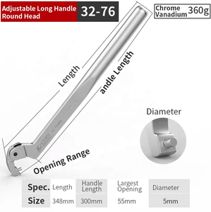 KAFUWELL WR3605H chiavi a gancio regolabili chiavi a <span class=keywords><strong>testa</strong></span> <span class=keywords><strong>tonda</strong></span> <span class=keywords><strong>chiave</strong></span> a forma di C - Product Image 6