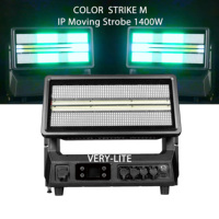Projecteur Stroboscopique LED RGBW DMX 1400W Étanche IP65 6000K CRI90 avec Tête Mobile à Matrice de Pixels pour Éclairage de Scène, DJ et Bars
