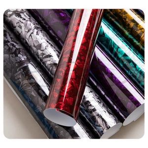 بولي كلوريد الفينيل PET pppf x 15M لمعان ألياف الكربون المضادة للخدش الذاتي الشفاء الفينيل لفة لفائف جسم السيارة ملصقات التفاف - Product Image 1