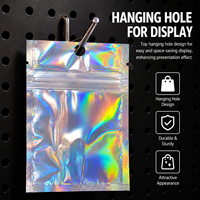 Sacs Ziplock en film perlé 12 microns, face transparente, dos perlé, refermables, pour bijoux, cadeaux, emballage alimentaire, personnalisables