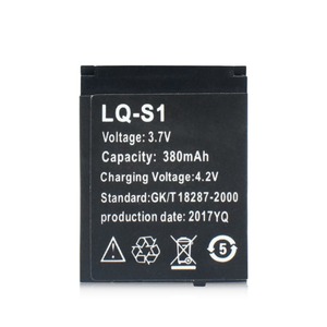 LQ-S1นาฬิกาอัจฉริยะ3.7V 380mAh ทนทานแบตเตอรี่ลิเธียมแบบชาร์จไฟได้สำหรับนาฬิกาอัจฉริยะ QW09 <span class=keywords><strong>W8</strong></span> DZ09 - Product Image 5